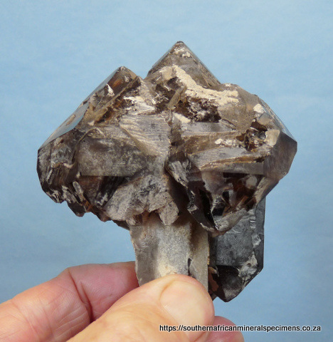 Sceptred window quartz specimen (repaired) Sceptred window quartz specimen (repaired)