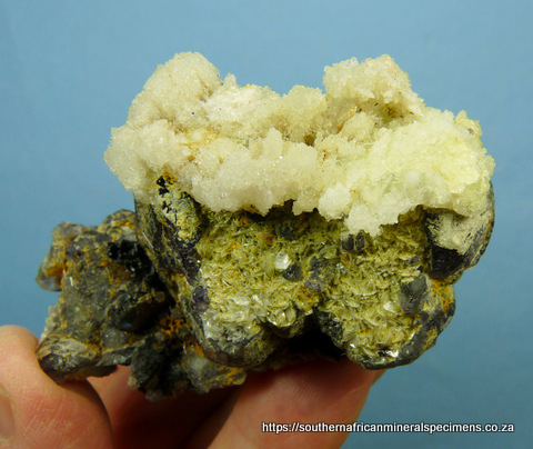Hyalite opal, fluorite and schorl Hyalite opal, fluorite and schorl
