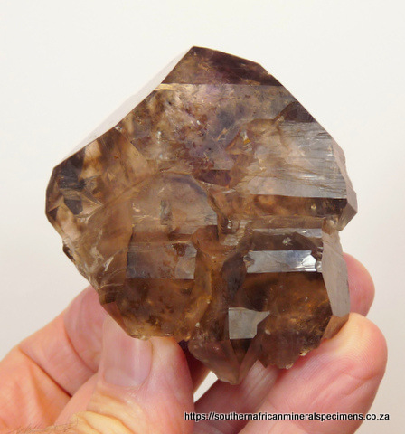 Smoky / amethyst quartz crystal Smoky / amethyst quartz crystal