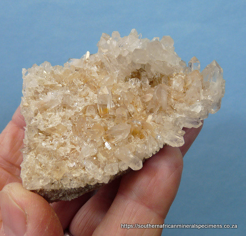 Quartz crystals on matrix Quartz crystals on matrix