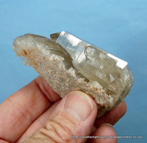 Light smoky quartz crystal group Light smoky quartz crystal group