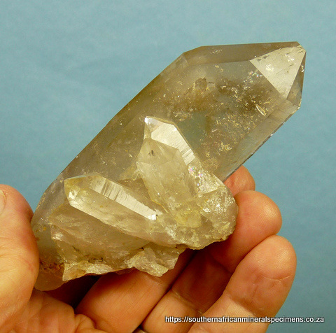 Quartz crystal group with rutile Quartz crystal group with rutile