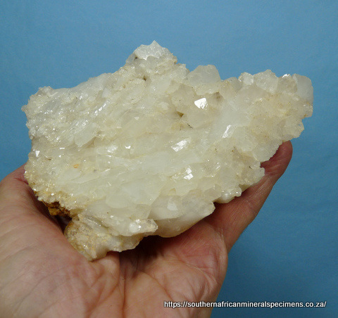 Plate of quartz crystals with lovely faces Plate of quartz crystals with lovely faces