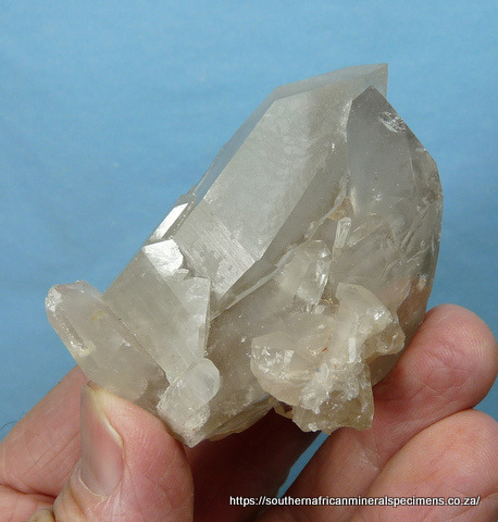 Light smoky quartz crystal group Light smoky quartz crystal group